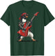 Funny Penguin Playing Red Electric Guitar Musician Rock Punk T-Shirt - T-Shirt | Forest