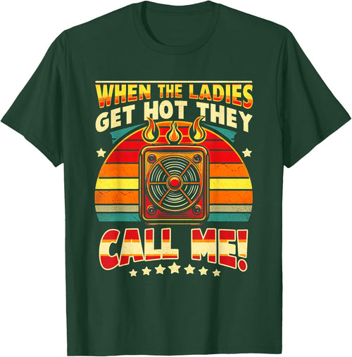 When The Ladies Get-Hot They Call Me HVAC Vintage Sunset