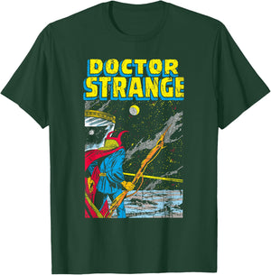 Marvel Doctor Strange Celestial Retro Comic Cover T-Shirt - T-Shirt | Forest