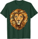 Majestic Lion Mane Detail Art T-Shirt - T-Shirt | Forest