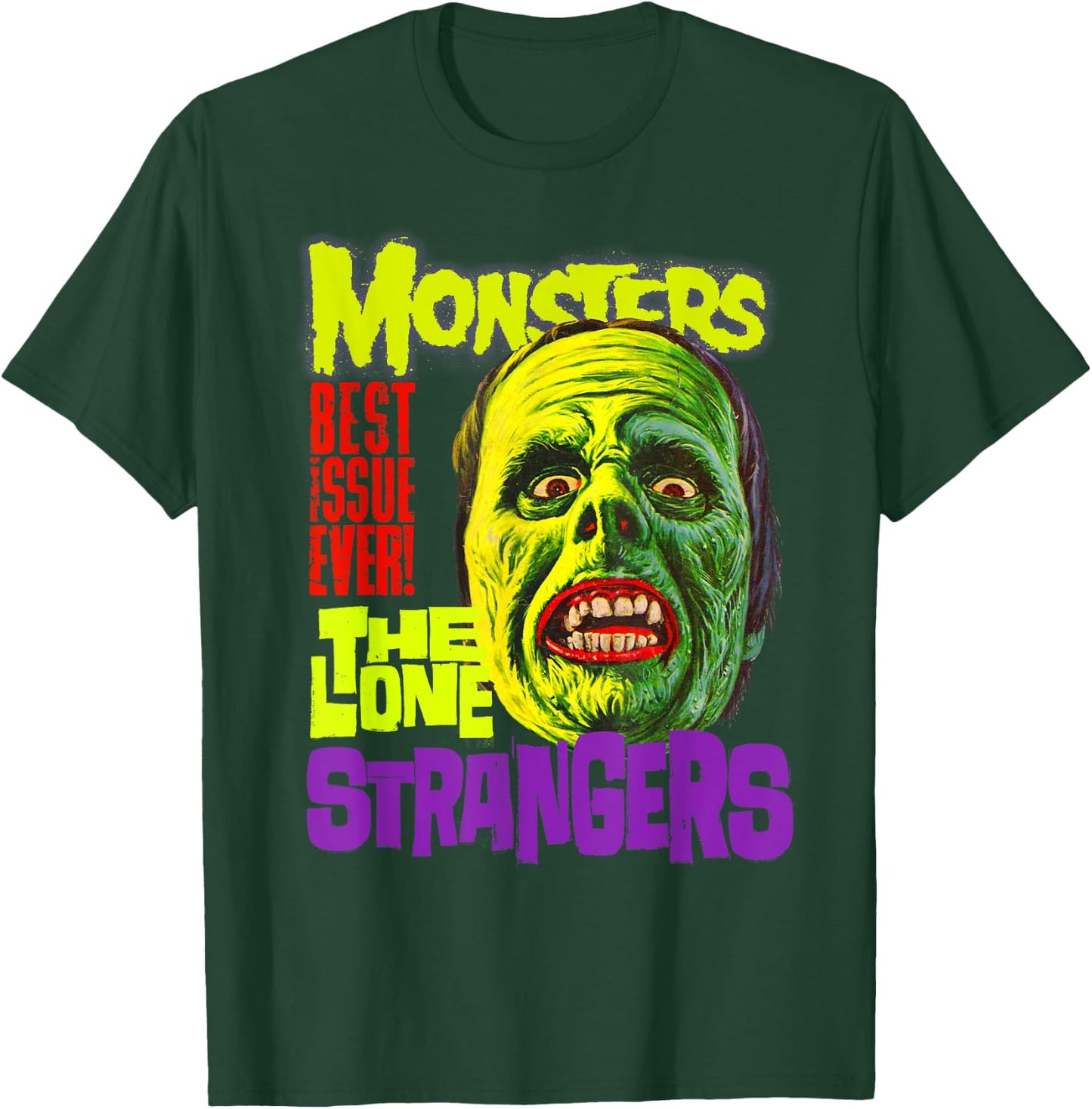 Frankenstein Monster: Lone Stranger Shirt Horror Movie Fan T-Shirt - T-Shirt | Forest