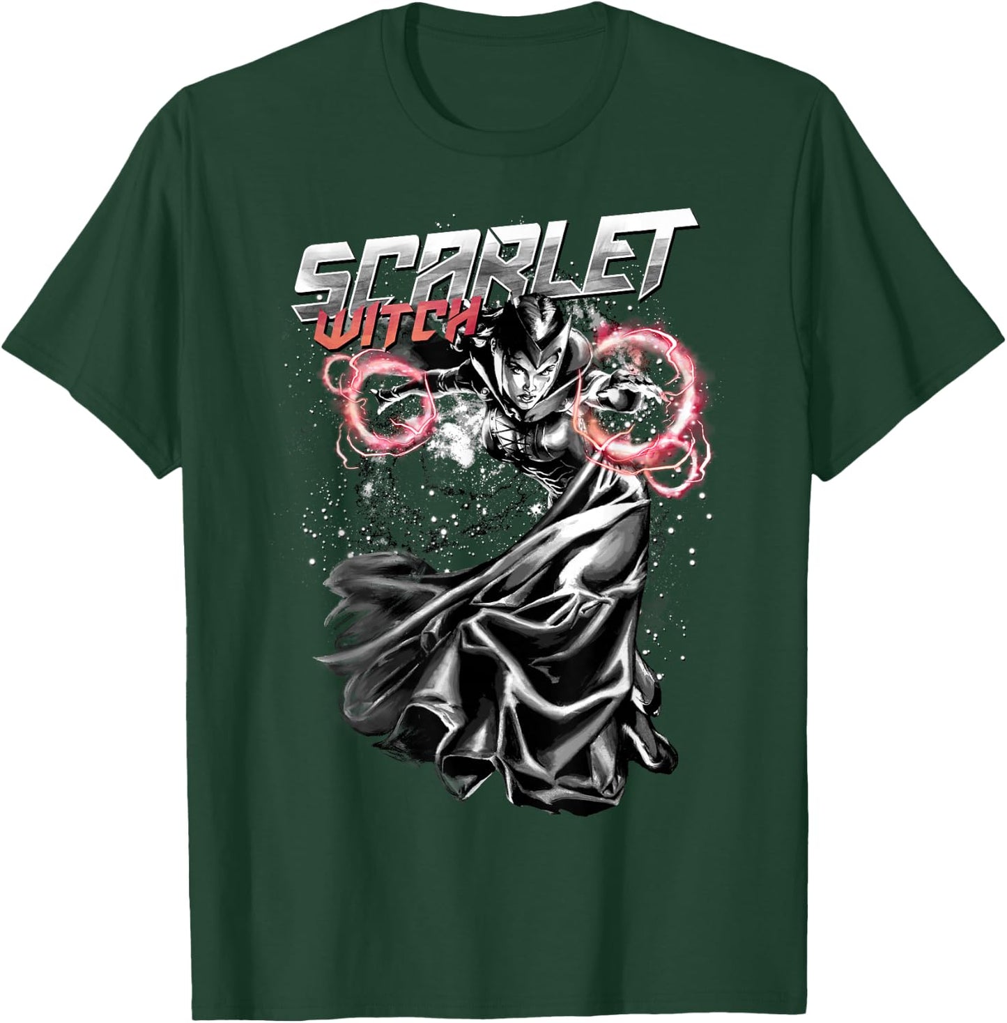 Marvel Scarlet Witch Fire Hexes Graphic T-Shirt - T-Shirt | Forest
