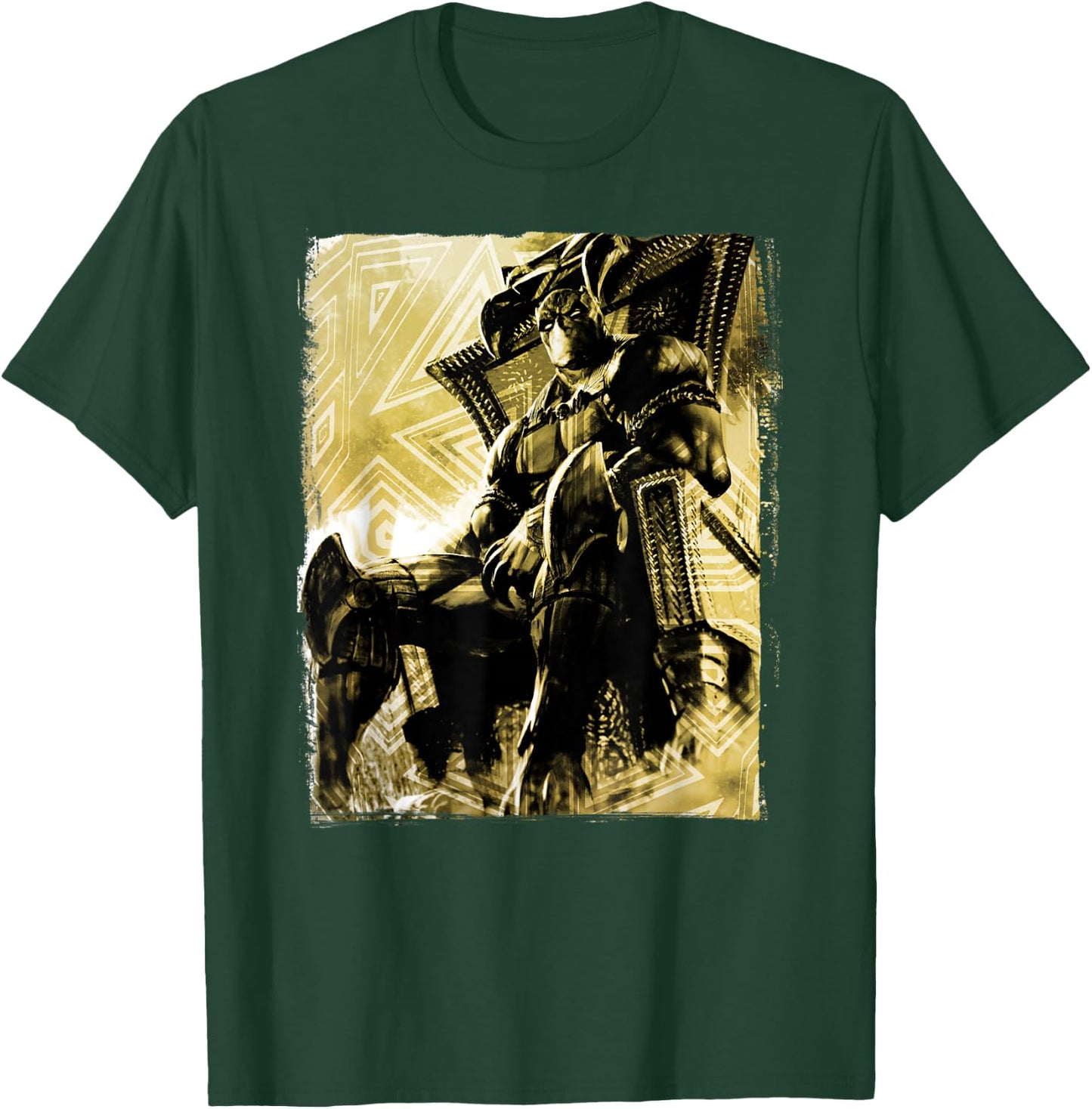 Marvel Black Panther The King's Throne Graphic T-Shirt - T-Shirt | Forest