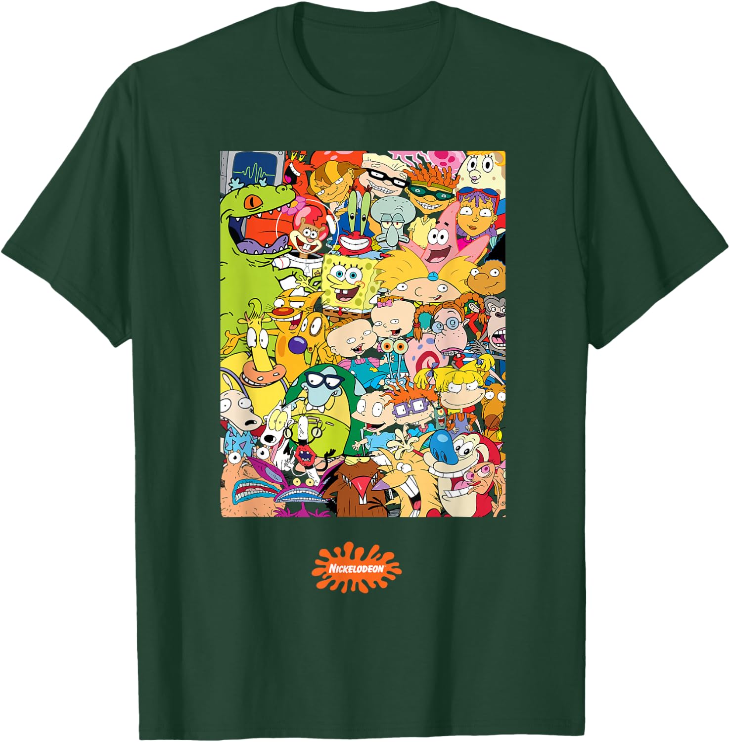 Nickelodeon Classic 90s Characters T-Shirt - T-Shirt | Forest