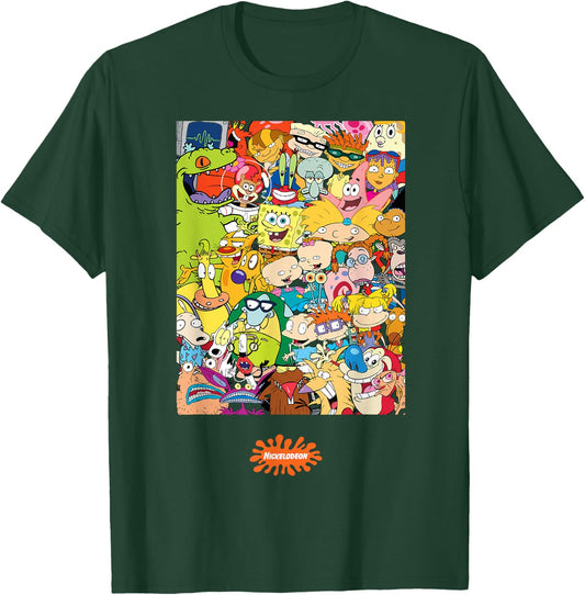 Nickelodeon Classic 90s Characters T-Shirt - T-Shirt | Forest