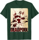 Marvel Deadpool Rustic Splatter Vintage Western T-Shirt - T-Shirt | Forest