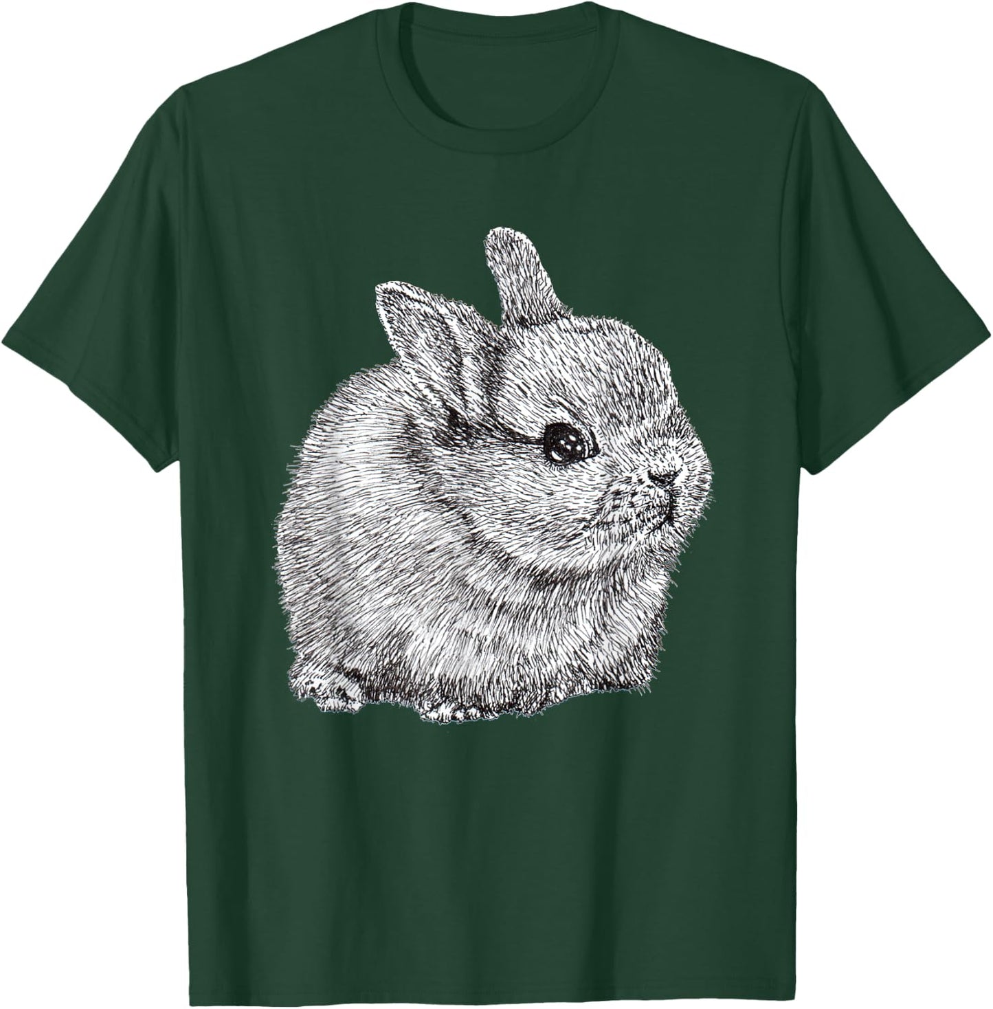 Netherland Dwarf Bunny Rabbit Cute T-Shirt - T-Shirt | Forest