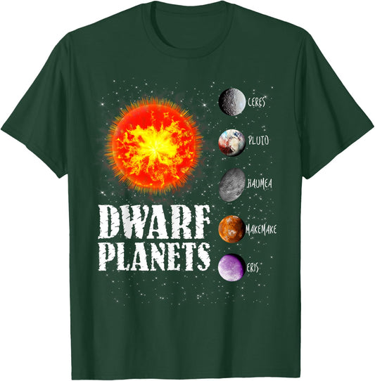 Solar System - Dwarf Planets Gift T Shirt T-Shirt - T-Shirt | Forest