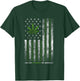 USA Flag Marijuana Leaf flag Weed United Stoners Of America T-Shirt - T-Shirt | Forest