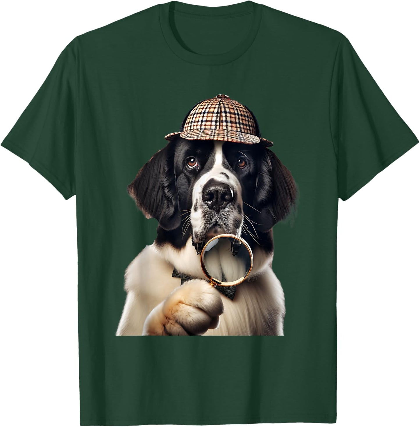 Landseer Newfoundland Dog T-Shirt - T-Shirt | Forest