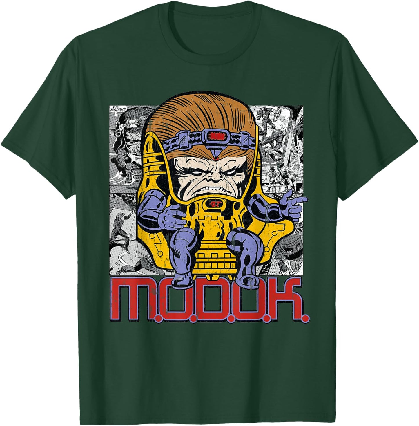Marvel M.O.D.O.K. Chillin' Like A Villain Retro Comic T-Shirt - T-Shirt | Forest