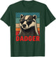 Dadger Father's Day Best Dad Badger T-Shirt - T-Shirt | Forest