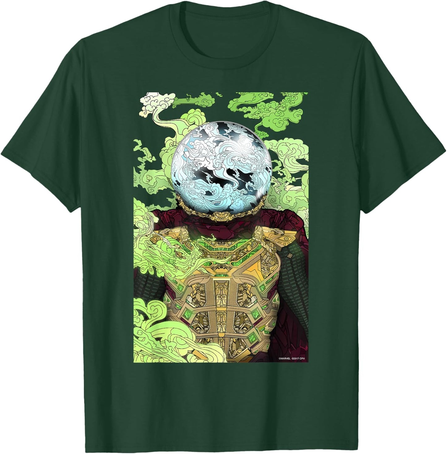 Marvel Spider-Man Far From Home Mysterio Poster T-Shirt - T-Shirt | Forest