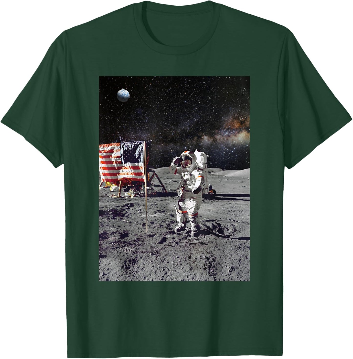 Man on the Moon T-Shirt - T-Shirt | Forest