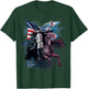 History Shirt showing George Washington at Trenton 1776 T-Shirt - T-Shirt | Forest