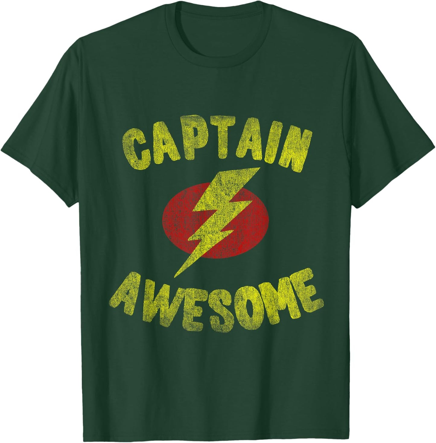 Retro Captain Awesome T-Shirt - T-Shirt | Forest