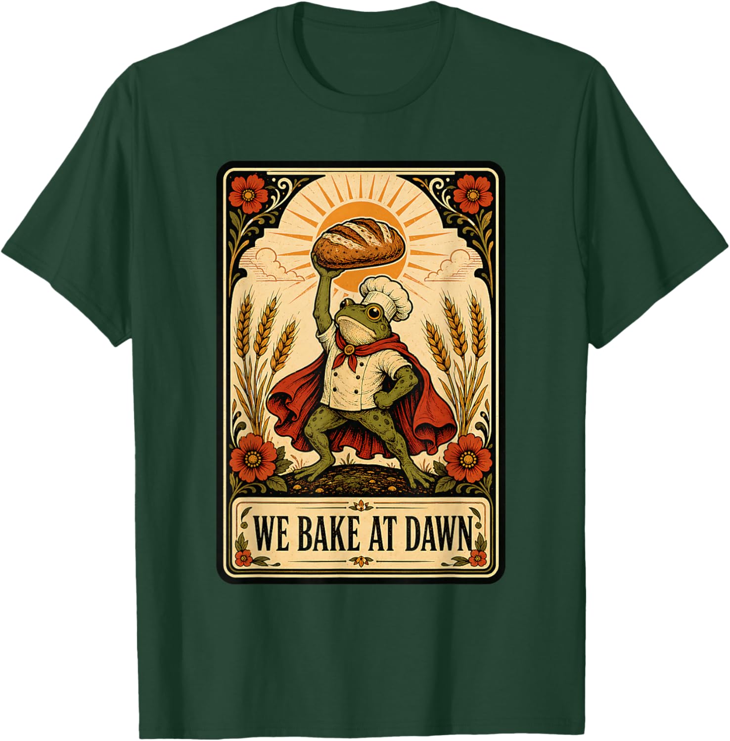 We Bake At Dawn Bakery T-Shirt - T-Shirt | Forest
