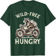 Wild Free Hungry Motorcycle Biker Opossum Racoon Raccoon T-Shirt - T-Shirt | Forest