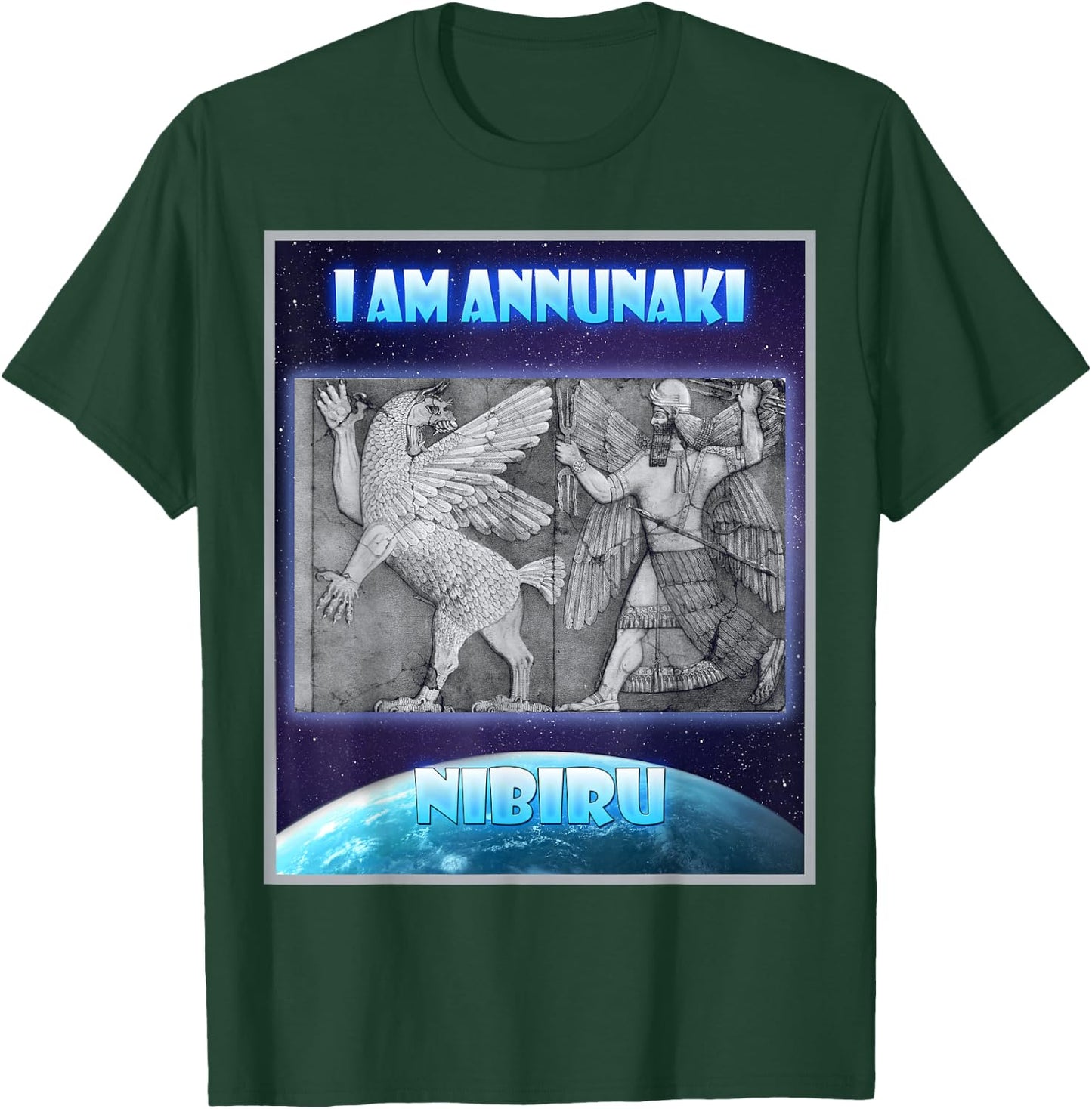 i am annunaki ancient aliens , sumerian gods Enki T-Shirt - T-Shirt | Forest