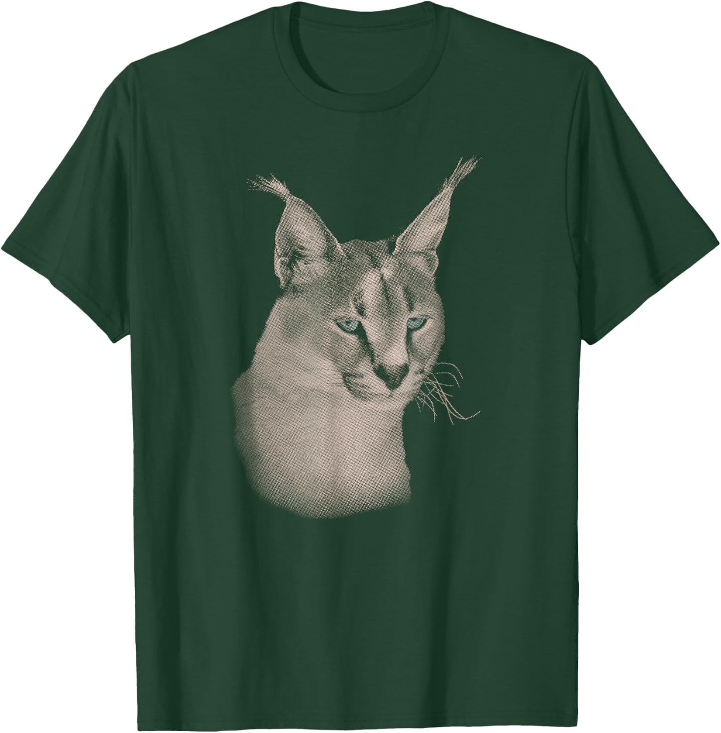 Caracal Wild Cat African Wildlife for Cat Lovers T-Shirt - T-Shirt | Forest