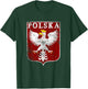 Polish Eagle Polish Crest Vintage Polska Eagle Poland T-Shirt - T-Shirt | Forest