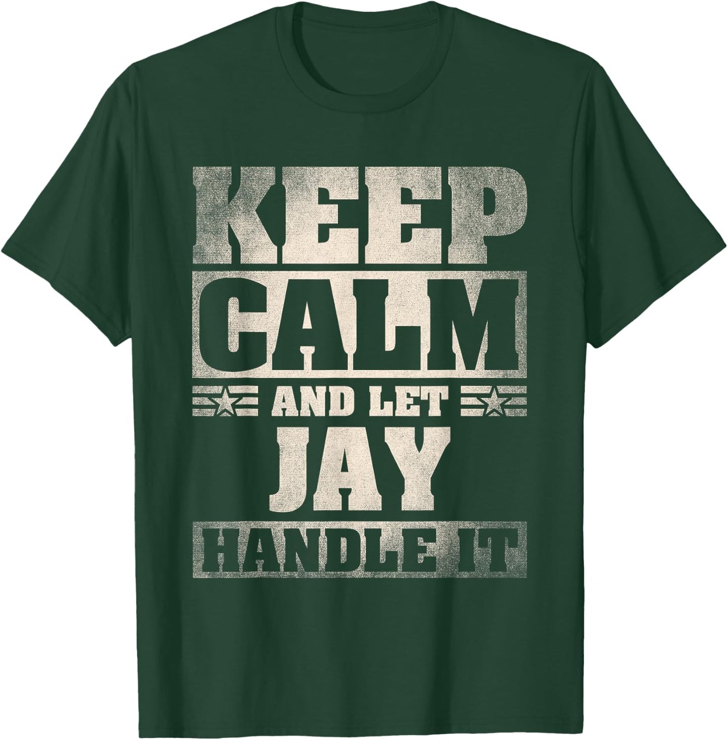 Jay Name Shirt Personalized Jay First Name T-Shirt - T-Shirt | Forest