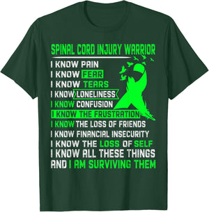 Spinal Cord Injury Warrior Men T-Shirt - T-Shirt | Forest