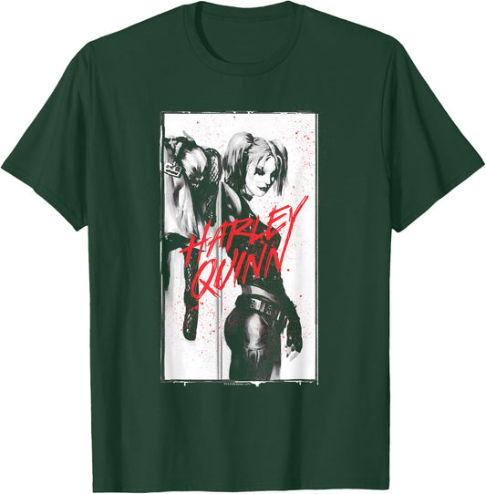 Harley Quinn Inked Quinn Black T-Shirt - T-Shirt | Forest