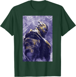 Marvel Avengers Endgame Thanos Painting Graphic T-Shirt - T-Shirt | Forest