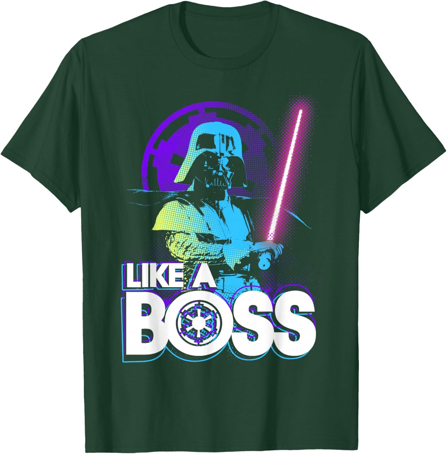 Star Wars Darth Vader Retro Like A Boss Graphic T-Shirt - T-Shirt | Forest