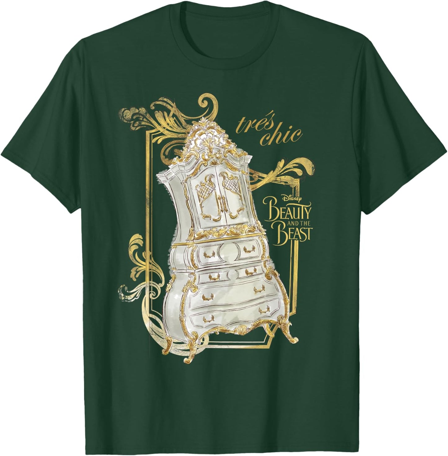 Disney Beauty & The Beast Wardrobe Tres Chic Graphic T-Shirt - T-Shirt | Forest