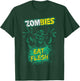 Funny Zombies Eat Flesh , Women & Kids Halloween T-Shirt - T-Shirt | Forest