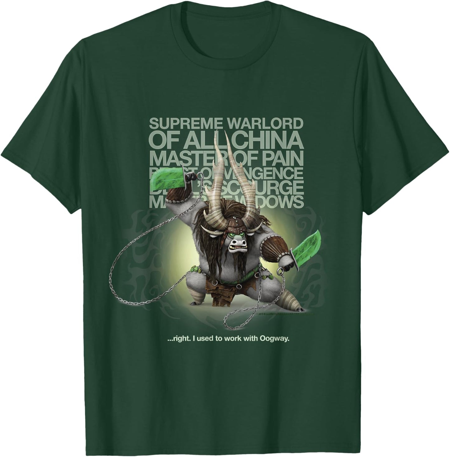 Kung Fu Panda Kai Supreme Warlord Portrait T-Shirt - T-Shirt | Forest