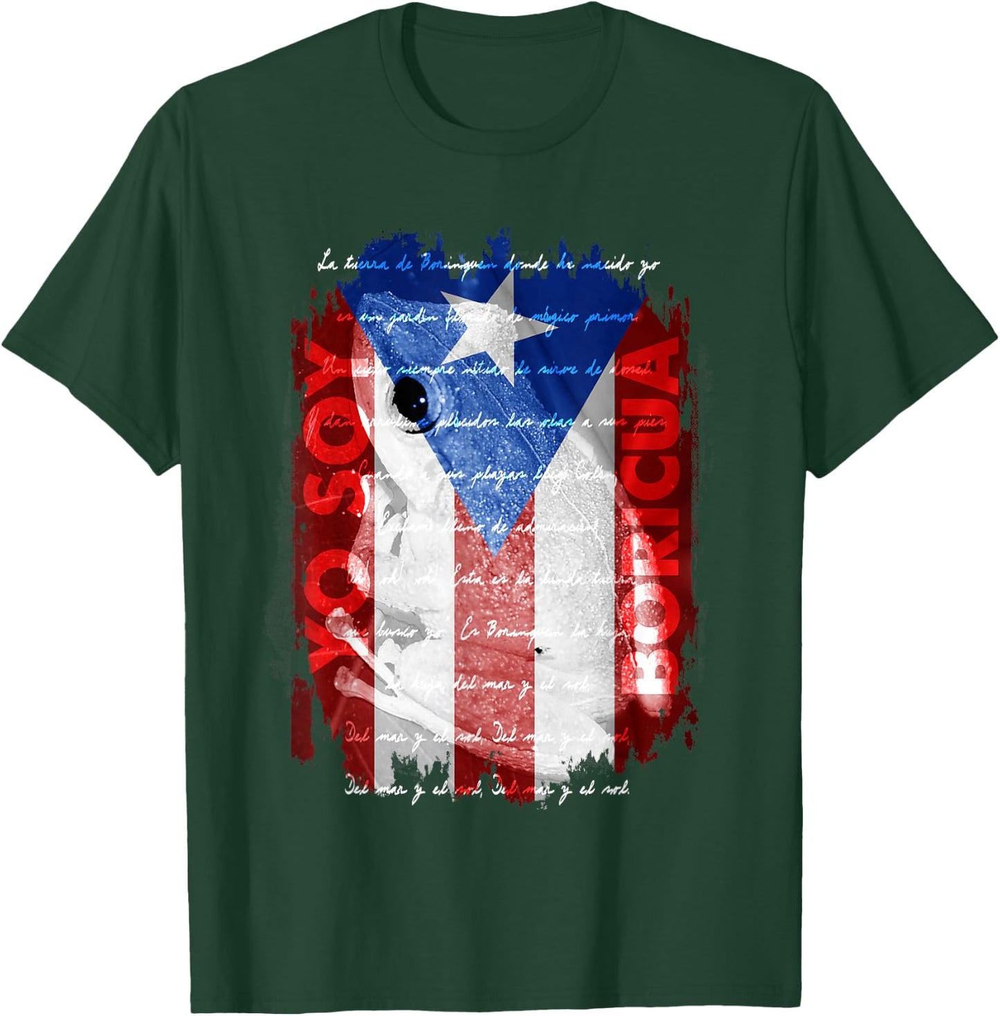 Coqui Shirt, Yo Soy Boricua Puerto Rico Flag Wepa Taino Art T-Shirt - T-Shirt | Forest