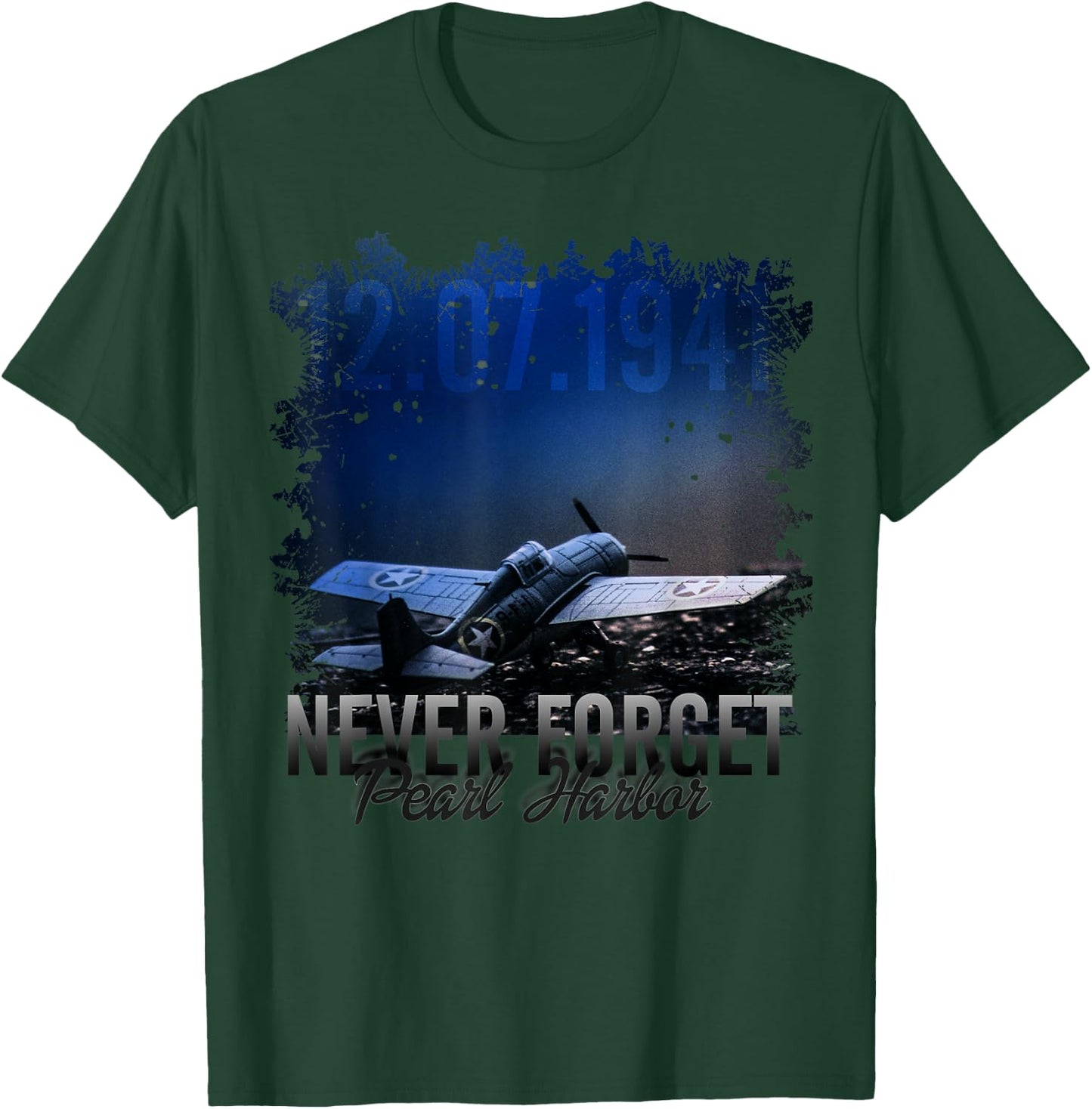 Never Forget Pearl Harbor T-Shirt - T-Shirt | Forest