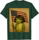 4th of July Frog with Bob Haircut American Flag Meme Boys T-Shirt - T-Shirt | Forest