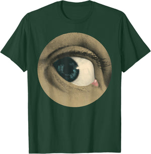 Halftone Eyeball - Vintage Eye Engraving T-Shirt - T-Shirt | Forest