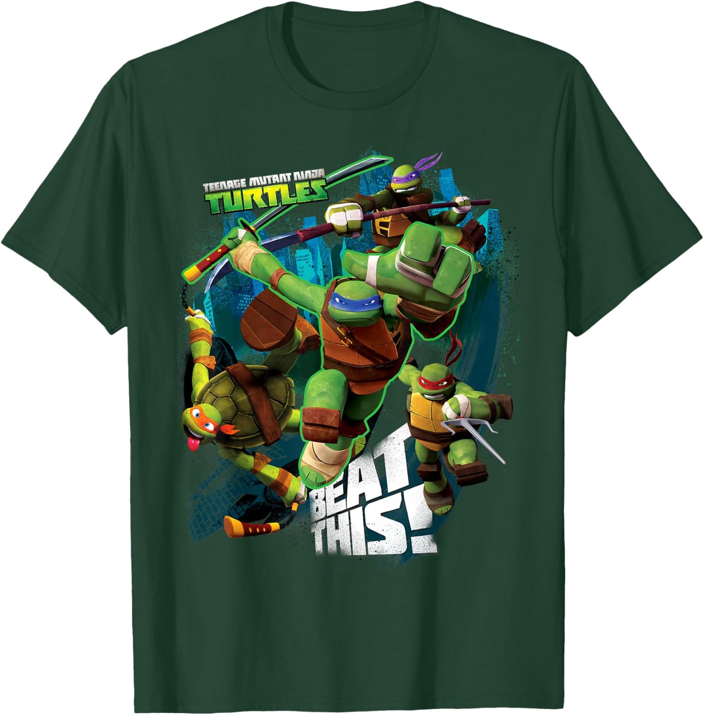 Teenage Mutant Ninja Turtles Beat This T-Shirt - T-Shirt | Forest