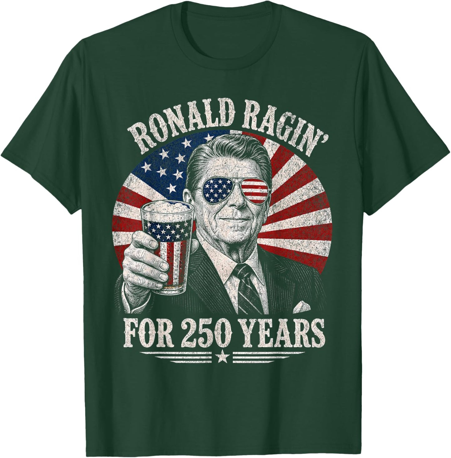Ronald Ragin - 250th Anniversary USA T-Shirt - T-Shirt | Forest