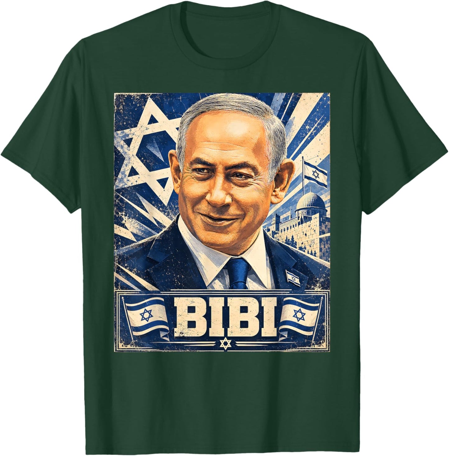 Benjamin Netanyahu - Prime Minister of the State of Israel T-Shirt - T-Shirt | Forest