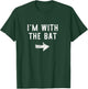 I'm With The Bat Costume Halloween Matching Couple T-Shirt - T-Shirt | Forest