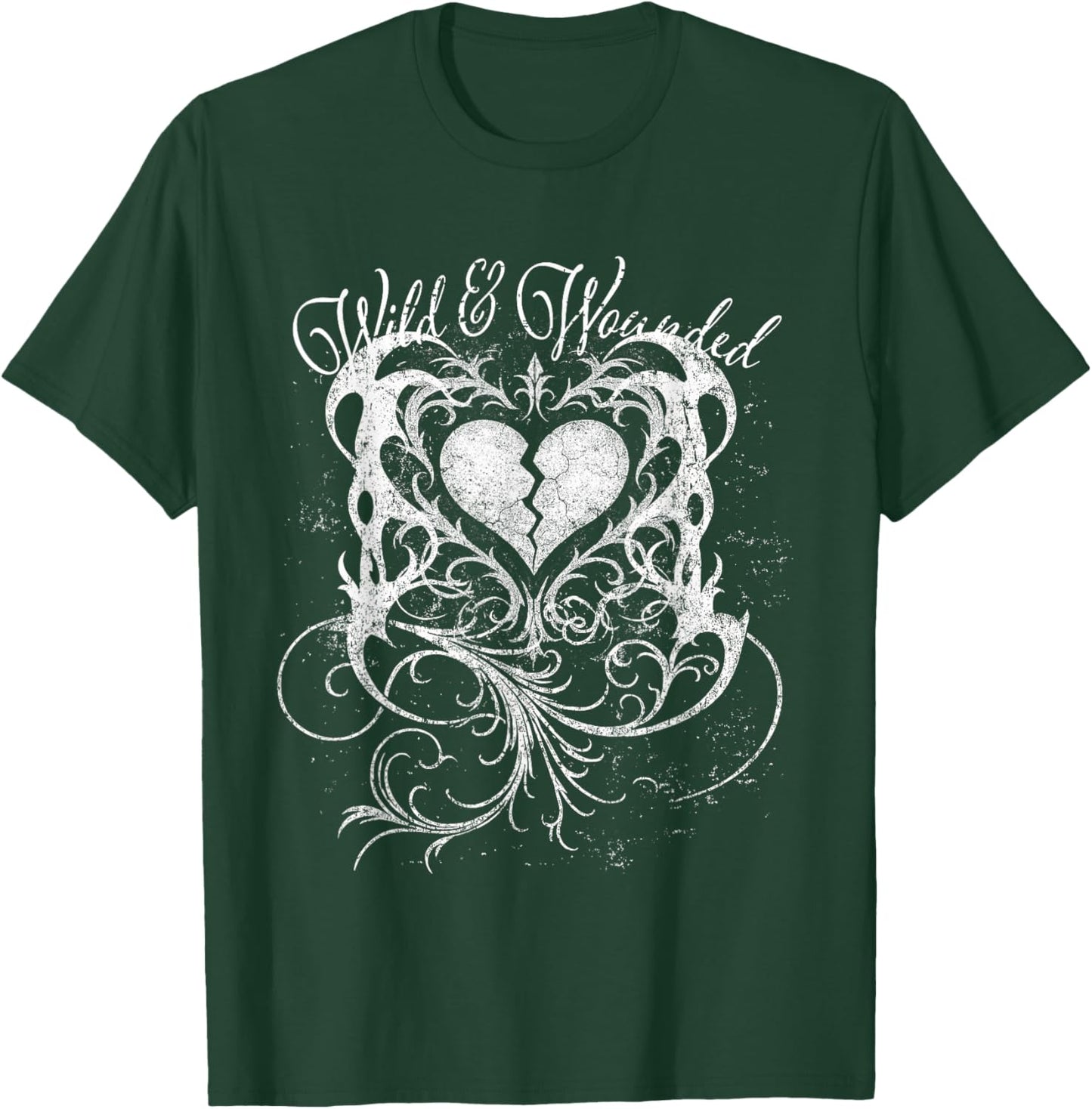 Grunge Goth Y2k Vintage Graphic Gothic Dark Romance Emo Sad T-Shirt - T-Shirt | Forest