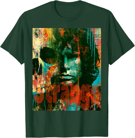 Abstract,Psychedelic Grunge,Vintage Music Inspired Graphic T-Shirt - T-Shirt | Forest