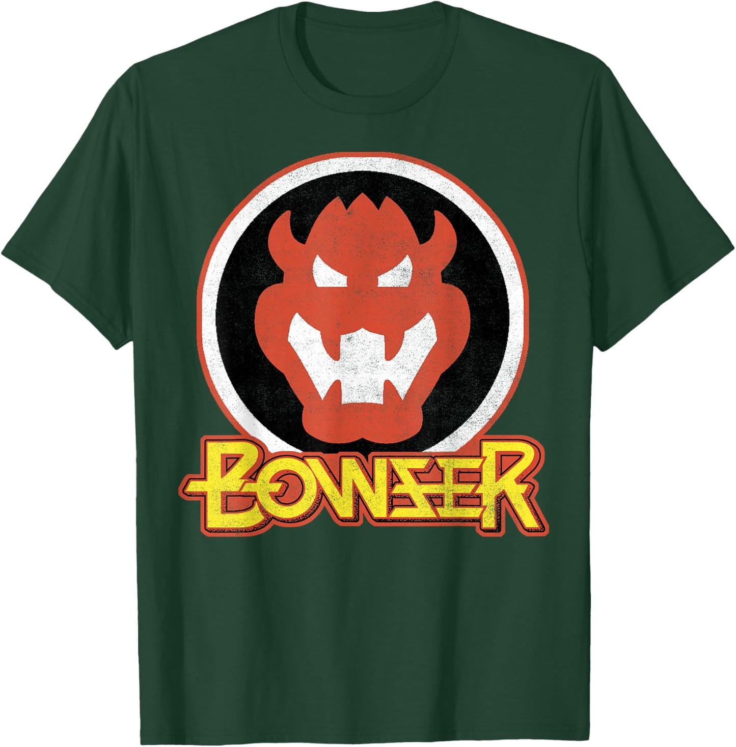 Super Mario Bowser Retro Portrait Graphic T-Shirt - T-Shirt | Forest
