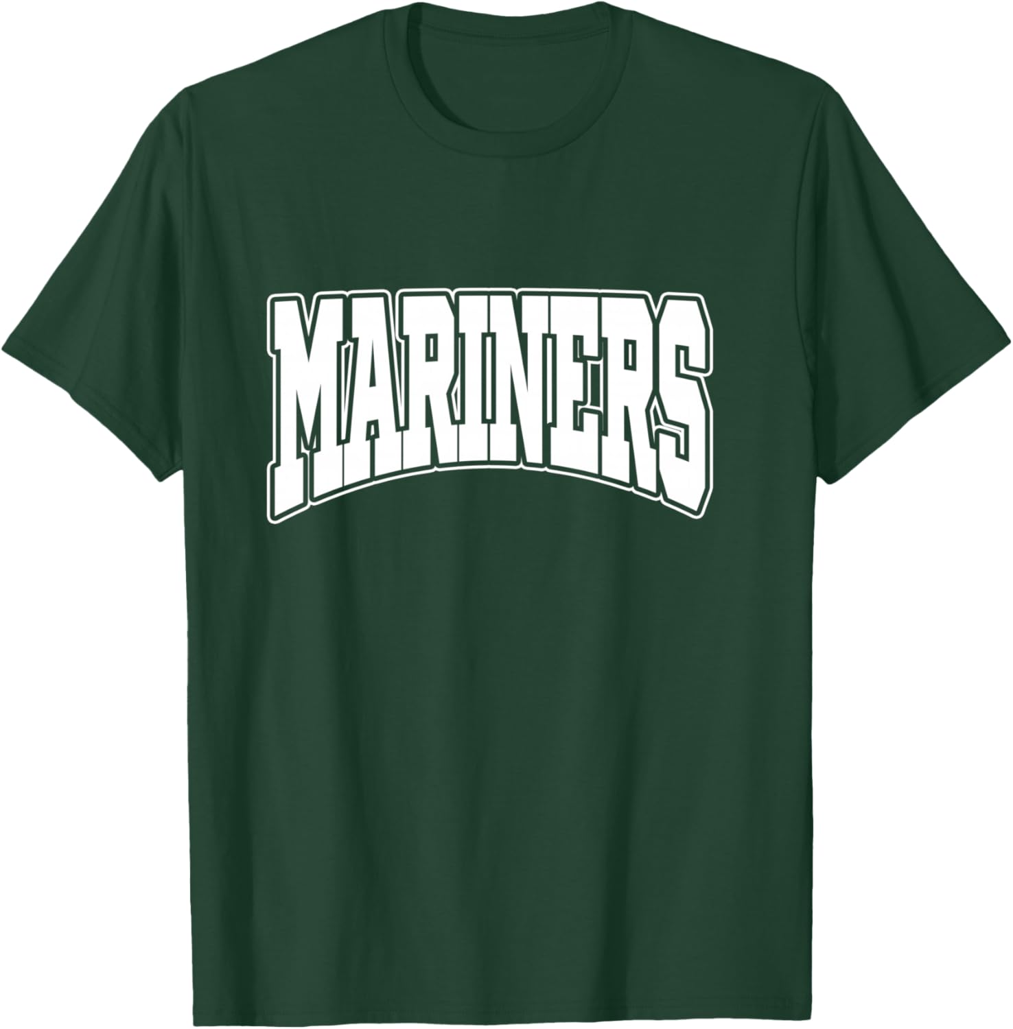 Vintage Mariners Athletic Sports Men Women T-Shirt - T-Shirt | Forest