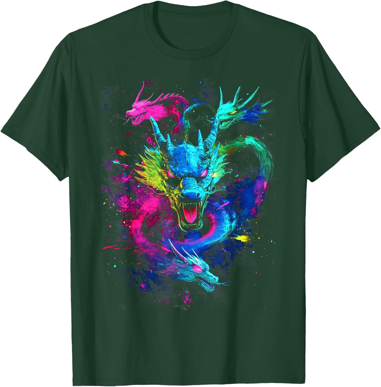 Dragon Lovers Dragon Types Women Men Girls Boys Dragons T-Shirt - T-Shirt | Forest