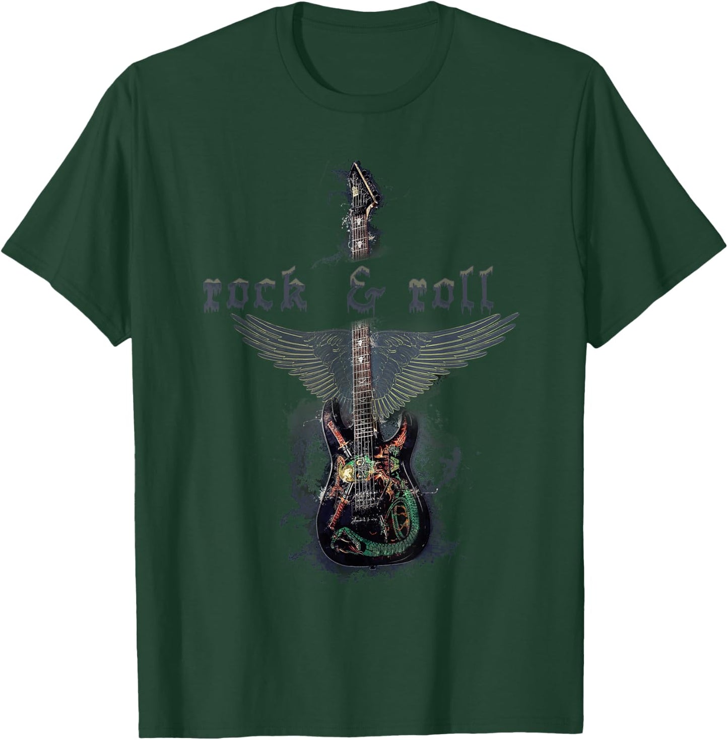 Rock and Roll Guitar product T-Shirt - T-Shirt | Forest