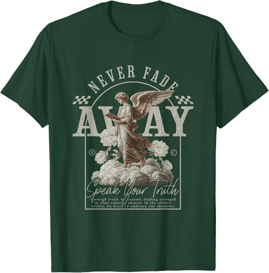 Vintage Y2K Grunge Aesthetic Alt Goth Angel Gothic T-Shirt - T-Shirt | Forest