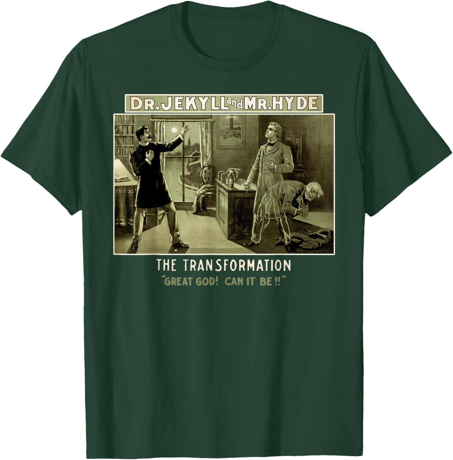 Classic Horror Story Strange Case of Dr. Jekyll and Mr. Hyde T-Shirt - T-Shirt | Forest