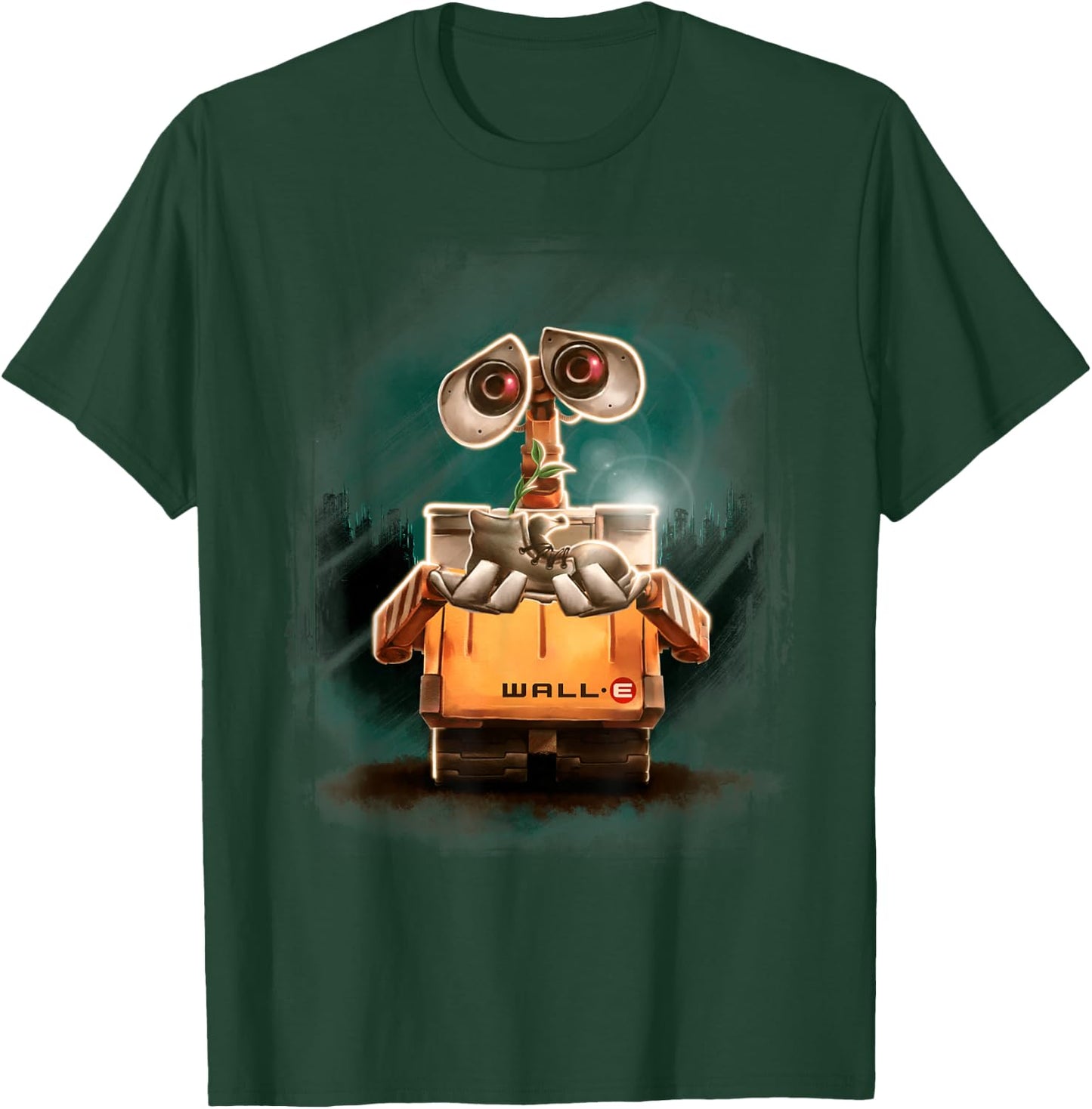 Disney Pixar Wall-E Plant Shoe Night Graphic T-Shirt - T-Shirt | Forest